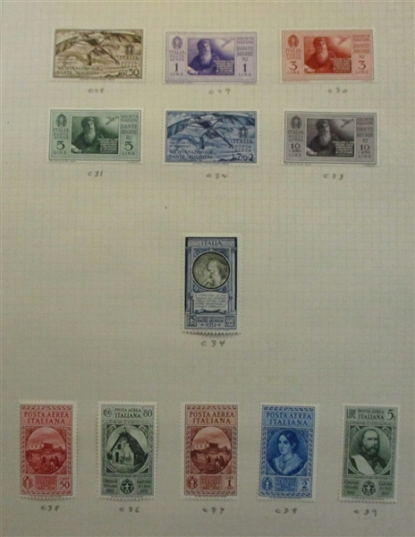 Italy Pre-WW2 Collection and Accumulation (Est $800-1000) 