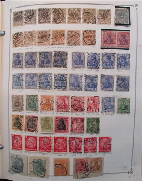 Germany and Areas Collection in Scott Album (Est $600-750)