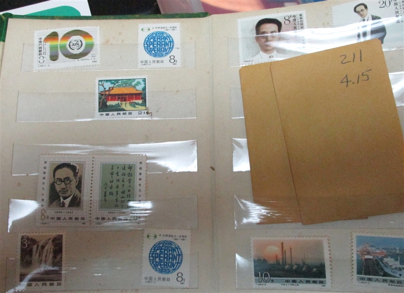 Two Large Boxes Filled with a US and Foreign Mish Mash (Est $200-300) 