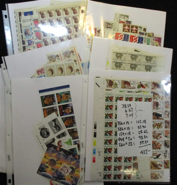 Clean Scrap Postage - All 13¢ and Up (Face $427)