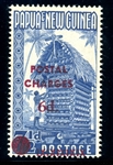 Papua New Guinea Scott J6 MVLH F-VF, Rare 1960 Surcharge (SCV $1100)