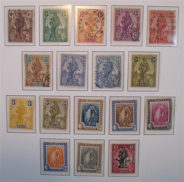 Malta Collection to 1966 in Palo Hingeless Album (Est $600-700)