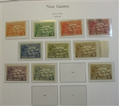 New Guinea 1925-1937 Collection on Palo Hingeless Pages (Est $300-400)
