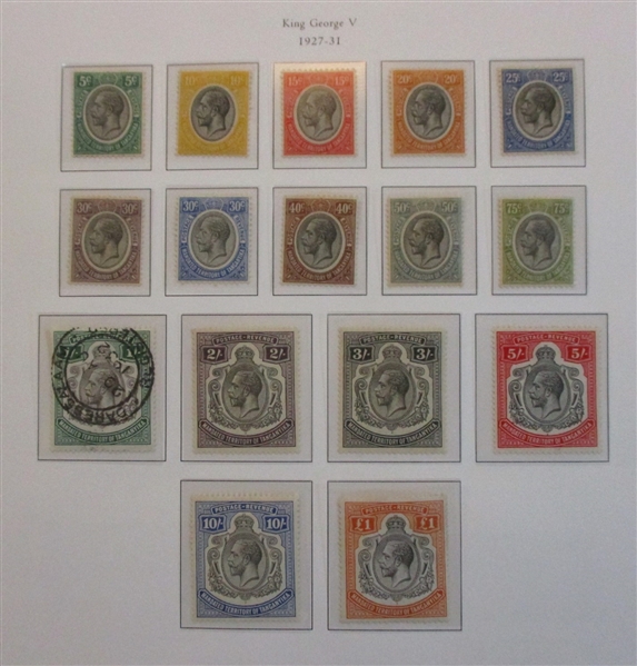 Tanganyika Collection on Palo Hingeless Pages (SCV $921)