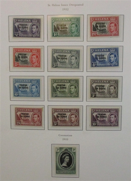 Tristan da Cunha Collection on Palo Hingeless Pages (SCV $375)