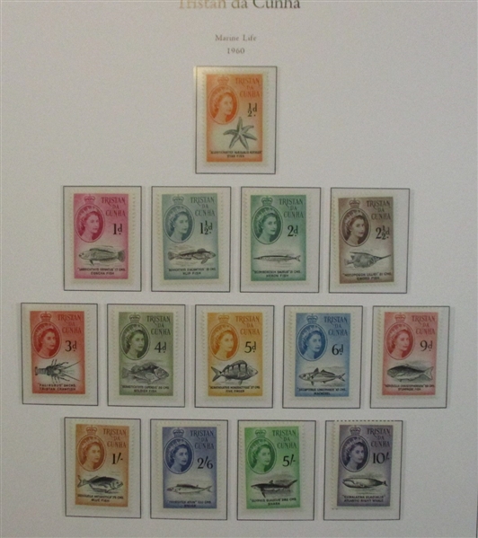 Tristan da Cunha Collection on Palo Hingeless Pages (SCV $375)