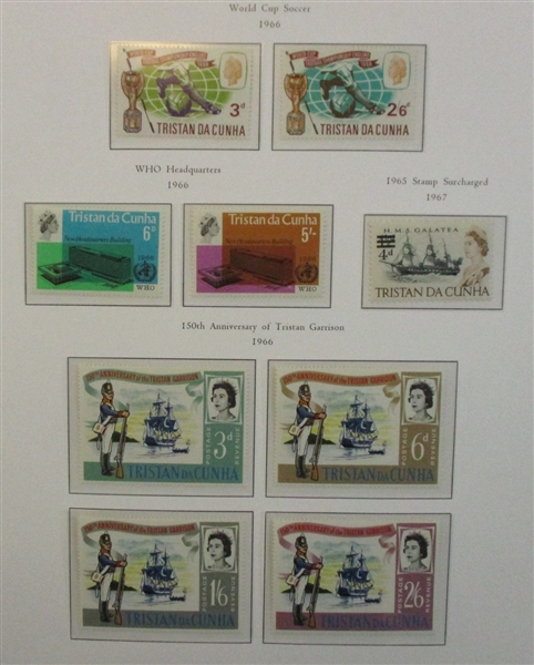 Tristan da Cunha Collection on Palo Hingeless Pages (SCV $375)