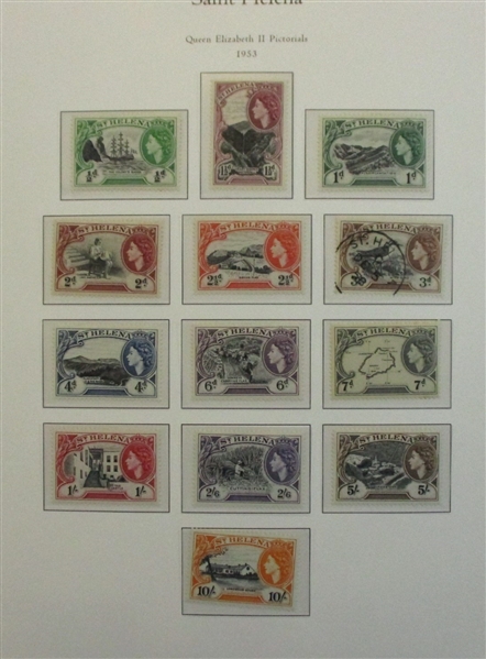 St Helena Collection on Palo Hingeless Pages (Est $750-1000)
