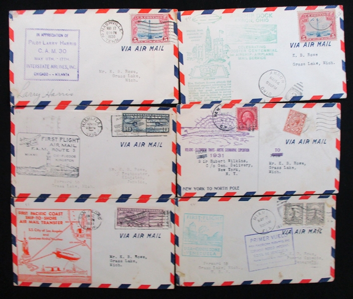 US/Canada Airmail Cover Lot (Est $150-250)