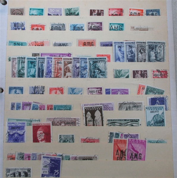 Foreign Accumulation in 23 Binders (Est $600-800)