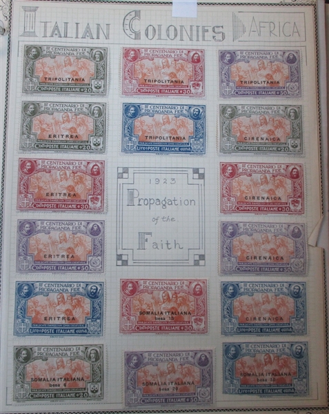 Foreign Accumulation in 23 Binders (Est $600-800)