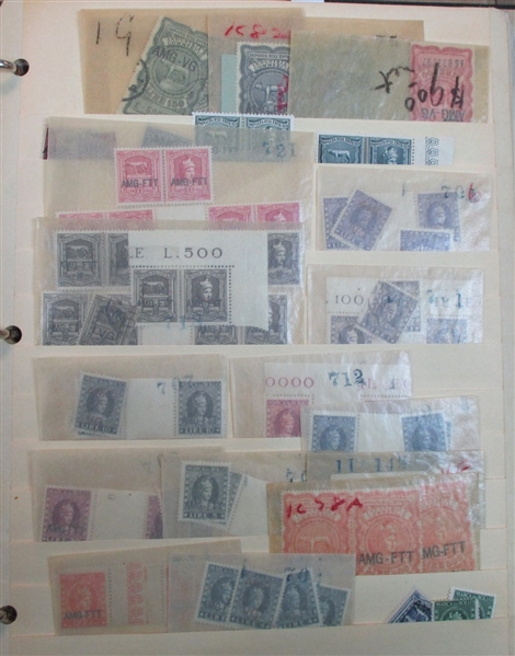 Foreign Accumulation in 23 Binders (Est $600-800)