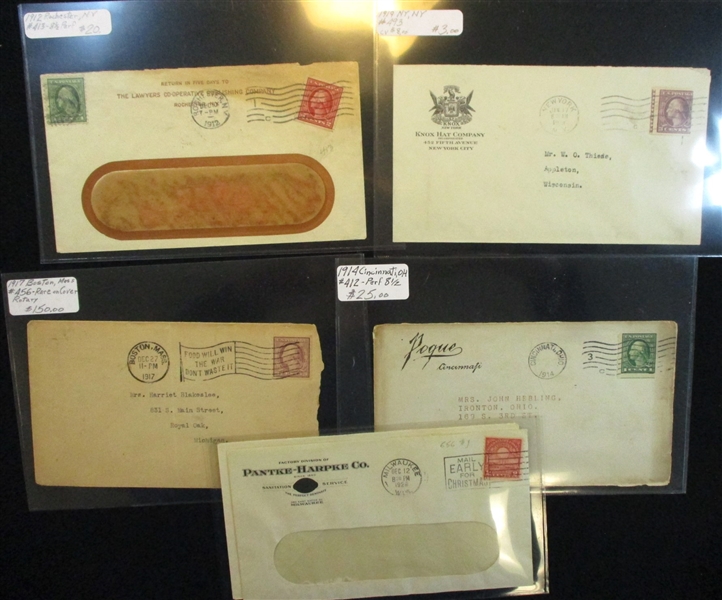 Group of USA Postal History - About 20 Covers (Est $200-250)