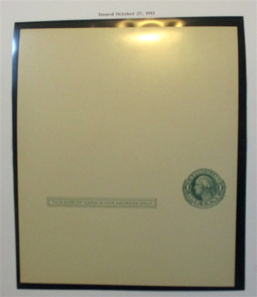 Meticulous Unfolded Paid Reply Postal Card Collection (Est $ 200-300)