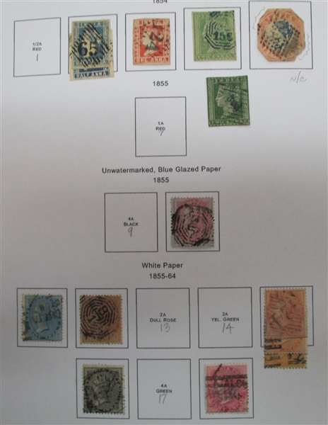 India Stamp and Cover Collection in 7 Binders (Est $450-550)
