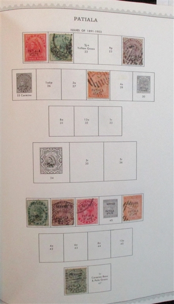 India States Collection in 3 Binders (Est $175-200)