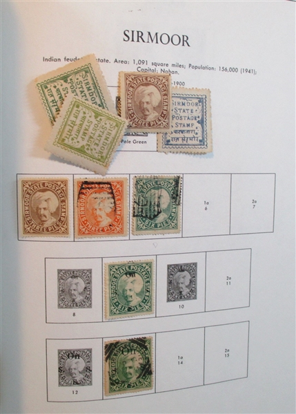 India States Collection in 3 Binders (Est $175-200)