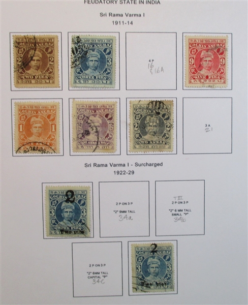 India States Collection in 3 Binders (Est $175-200)