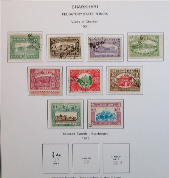India States Collection in 3 Binders (Est $175-200)