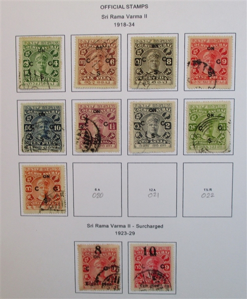 India States Collection in 3 Binders (Est $175-200)