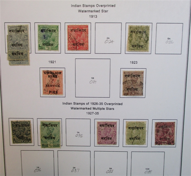 India States Collection in 3 Binders (Est $175-200)
