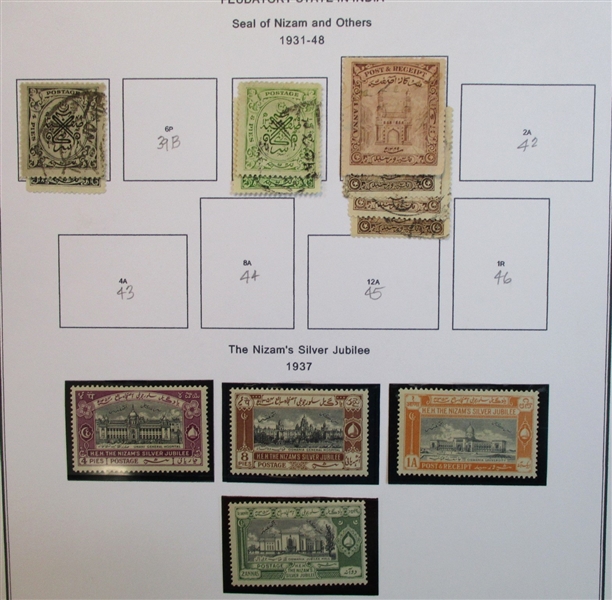 India States Collection in 3 Binders (Est $175-200)