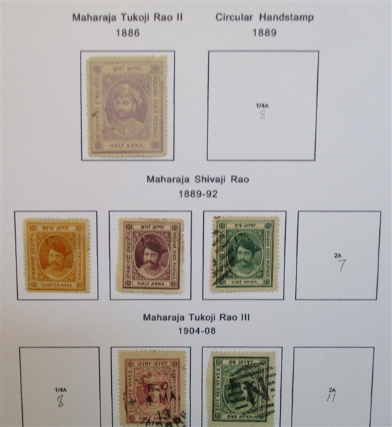 India States Collection in 3 Binders (Est $175-200)