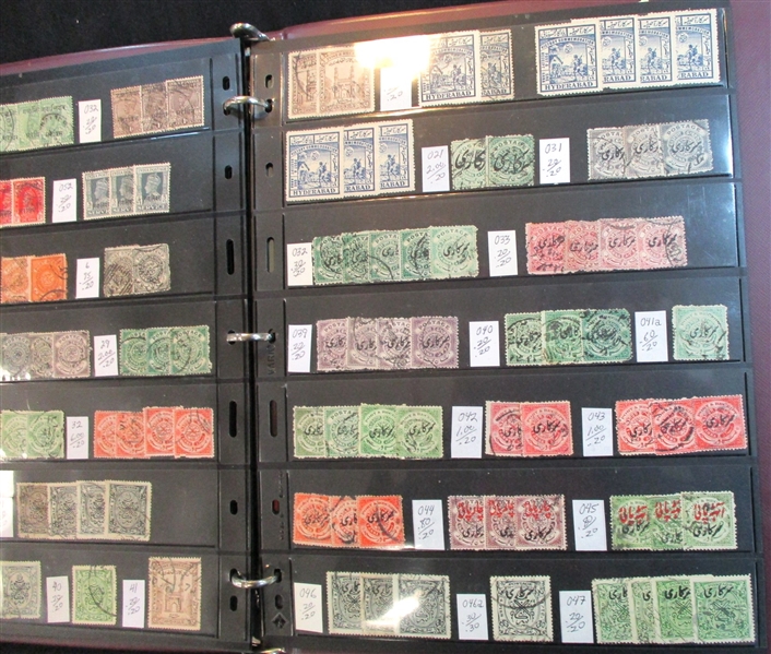 India States Collection in 3 Binders (Est $175-200)
