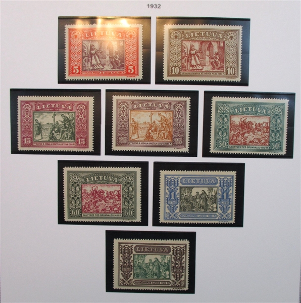 Lithuania Collection in 2 Binders (Est $250-300)