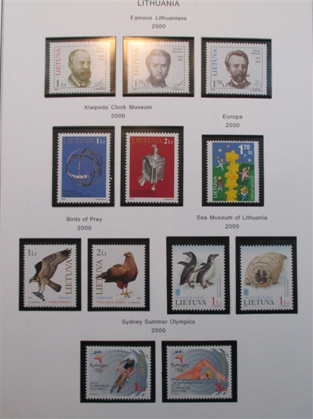 Lithuania Collection in 2 Binders (Est $250-300)