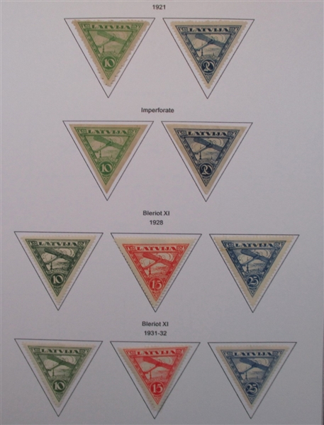 Latvia Collection in Binder (Est $150-200)