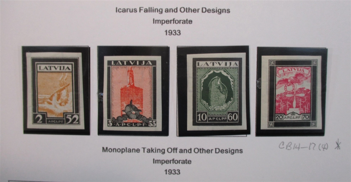 Latvia Collection in Binder (Est $150-200)