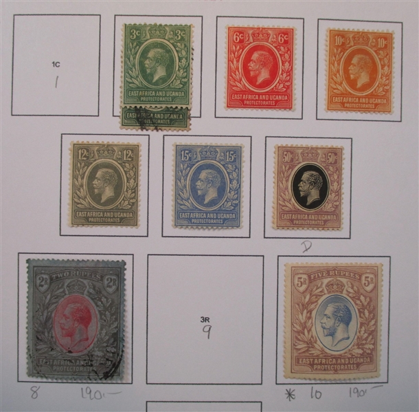 Kenya Uganda Tanganyika Collection in Binder (Est $200-300)