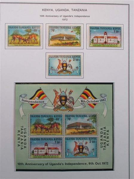 Kenya Uganda Tanganyika Collection in Binder (Est $200-300)
