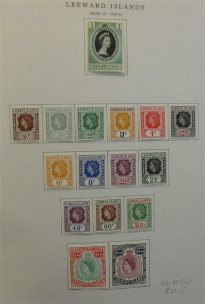 Leeward Islands Collection on Minkus Pages (Est $200-300)