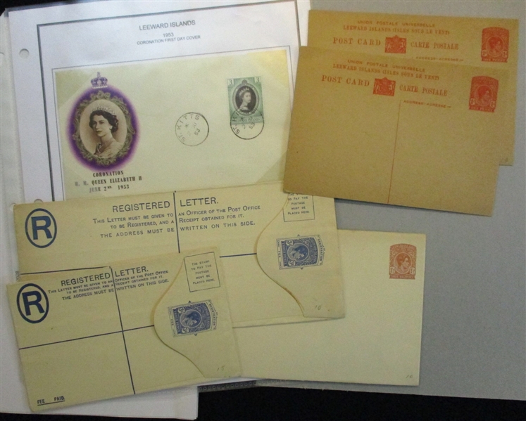 Leeward Islands Collection on Minkus Pages (Est $200-300)