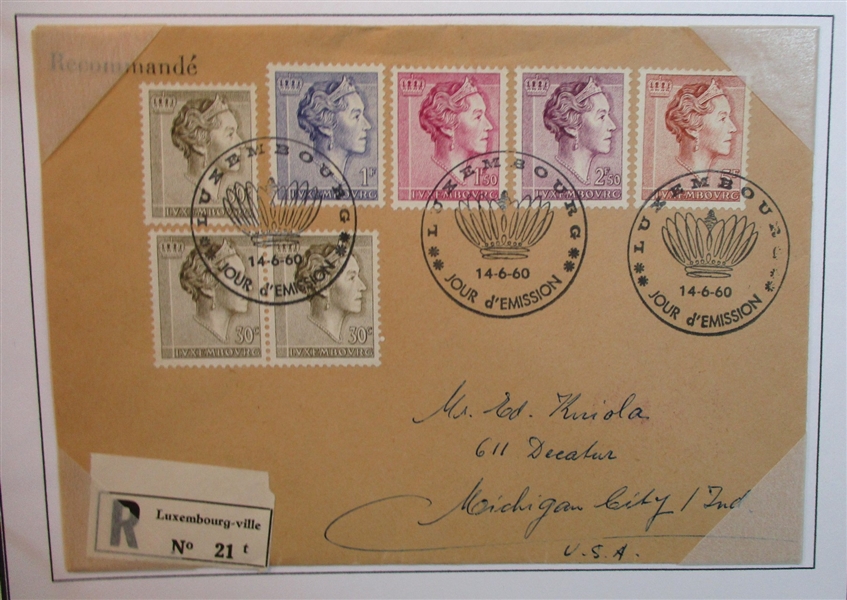 Luxembourg Collection in 3 Binders (Est $450-600)