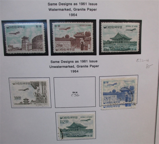 Korea Collection in 6 Binders (Est $650-900)