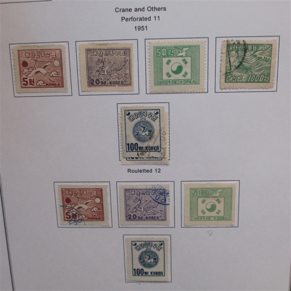 Korea Collection in 6 Binders (Est $650-900)