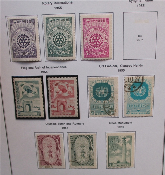 Korea Collection in 6 Binders (Est $650-900)