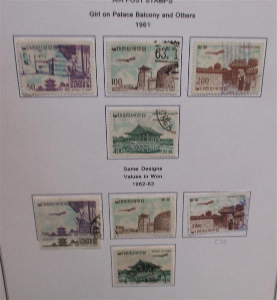 Korea Collection in 6 Binders (Est $650-900)
