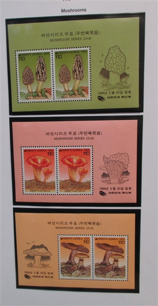 Korea Collection in 6 Binders (Est $650-900)