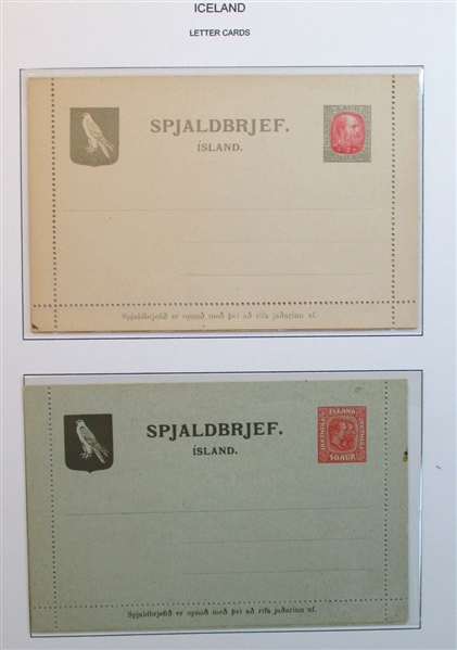 Iceland Collection in 3 Binders (Est $600-800)
