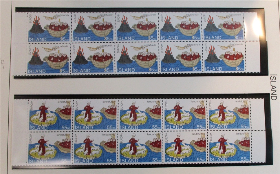 Iceland Collection in 3 Binders (Est $600-800)