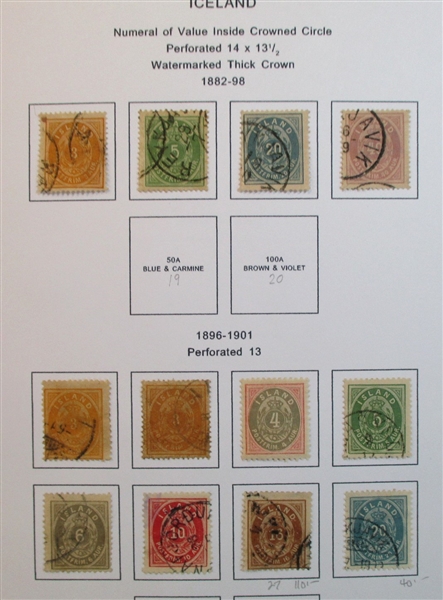 Iceland Collection in 3 Binders (Est $600-800)
