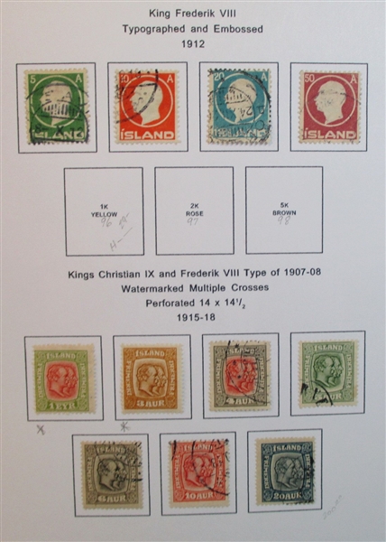 Iceland Collection in 3 Binders (Est $600-800)