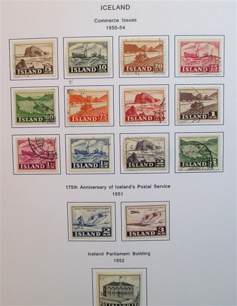 Iceland Collection in 3 Binders (Est $600-800)