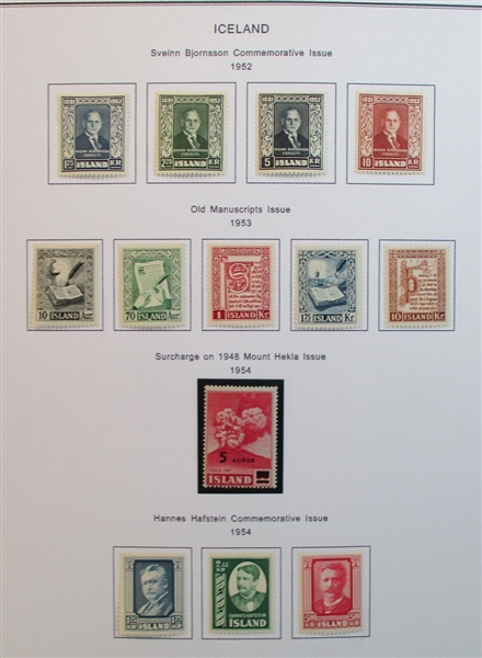 Iceland Collection in 3 Binders (Est $600-800)