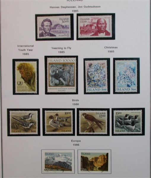 Iceland Collection in 3 Binders (Est $600-800)