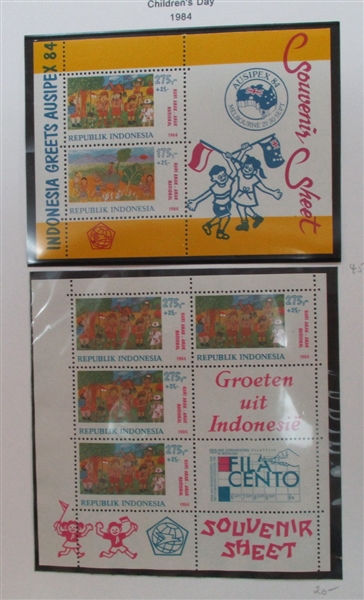 Indonesia Collection in 7 Binders (Est $600-700)